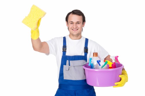 Local oven cleaning service in Wandsworth restoring a kitchen appliance
