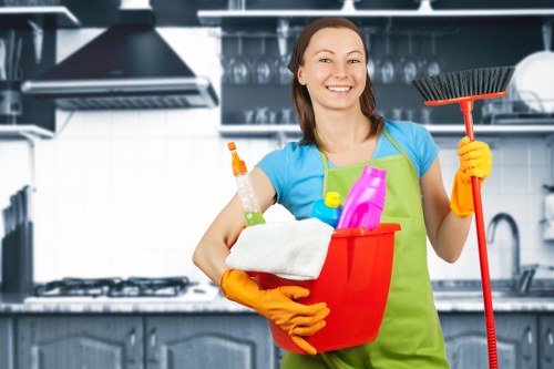 Bathroom cleaning during end of tenancy service in Wandsworth