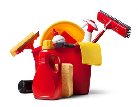 Dusting and sanitising high-touch areas in a Wandsworth property